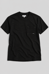 Camiseta Para Hombre Aero BC SS Knits Dark Black 1033 (RELAXED)