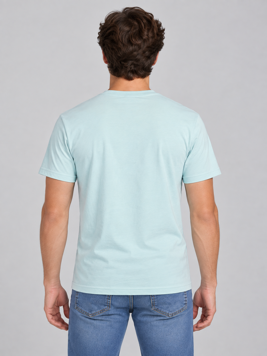 Camiseta Para Hombre Aero Guys SS Tees Baby Blue 4240