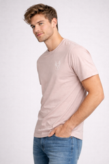 Camiseta Para Hombre Aero BC SS Knits Primrose Pink 4000