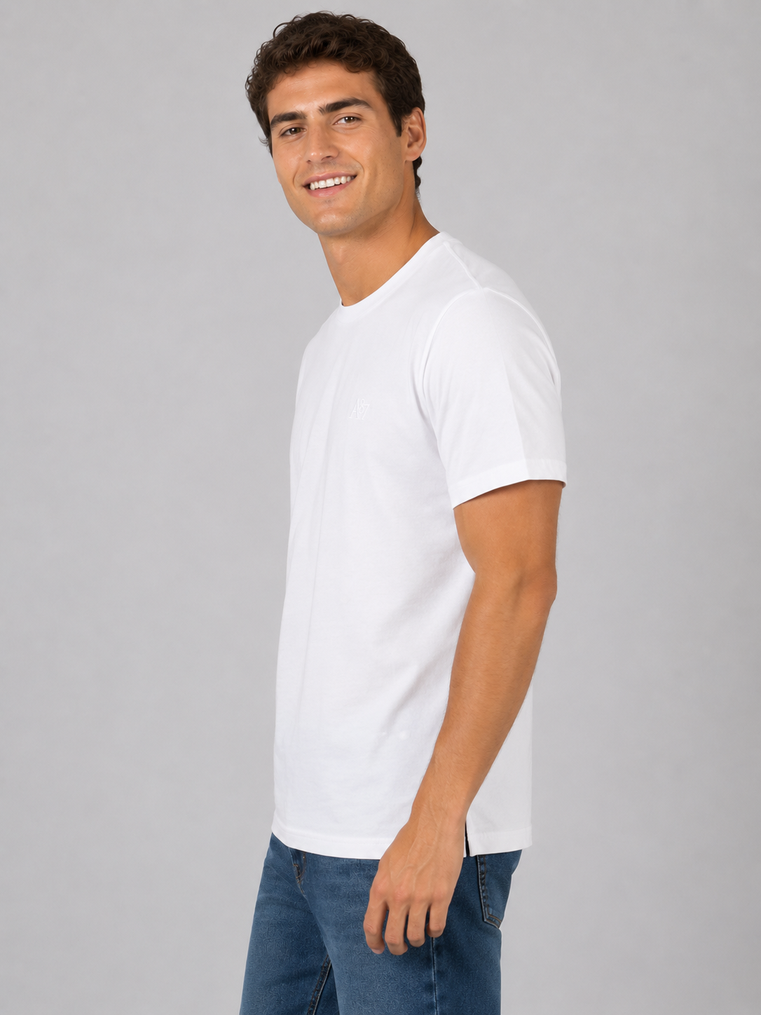 Camiseta Para Hombre Aero Guys SS Tees Bleach 4240
