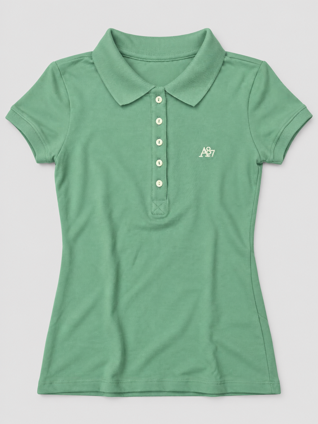 Camiseta Polo Para Mujer Aero Solid Polo Hedge Green 4164