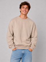 Buzo Para Hombre Aero Guys Popover Crew Neck Egret 1744