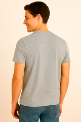 Camiseta Básica Para Hombre Aero Guys SS Tees Light Heather Grey 4240