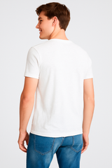 Camiseta Para Hombre Aero BC SS Knits Egret 9101