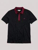 Camiseta Polo Aero Guys SS Novelty Polo Dark Black 2213