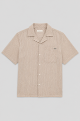 Camisa Para Hombre Aero Guys SS Woven Shirts Egret 2191