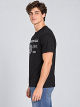 Camiseta Para Hombre Aero Level 1 Graphic Tees Dark Black 6168