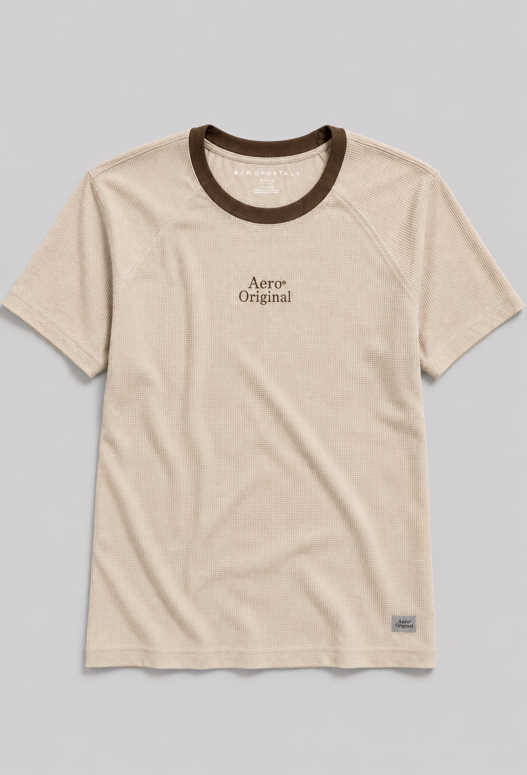 Camiseta Para Hombre Aero BC SS Knits Egret Relax 2248