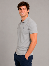 Camiseta Polo Aero Guys SS Solid Polo Light Heather Grey 7907