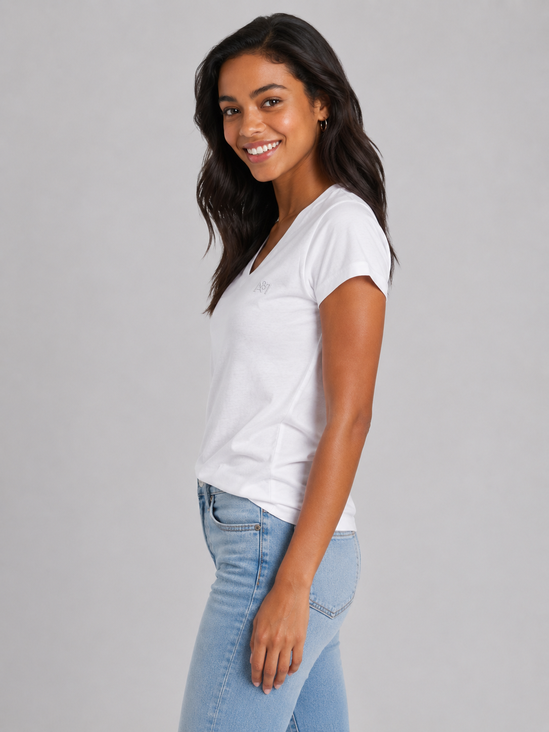 Camiseta Para Mujer Aero Girls Solid SS Bleach 4208