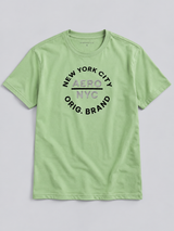 Camiseta Para Hombre Aero Level 2 Graphic Tees Green Turquoise 9296
