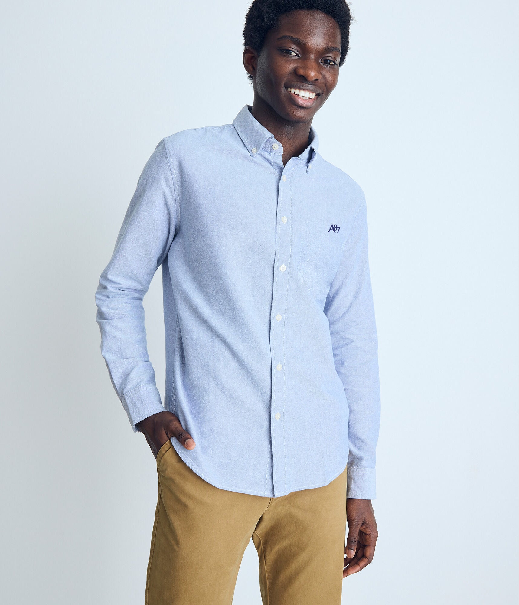 Camisa Para Hombre Aero Guys LS Woven Shirts Summer Song 3604