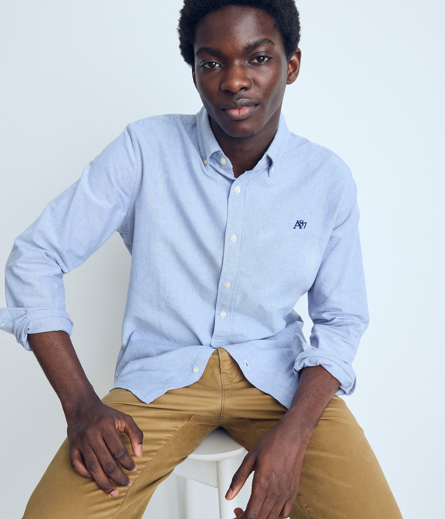 Camisa Para Hombre Aero Guys LS Woven Shirts Summer Song 3604