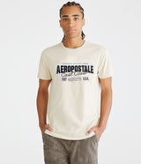 Camiseta Para Hombre Aero Level 1 Graphic Tees Egret 4466