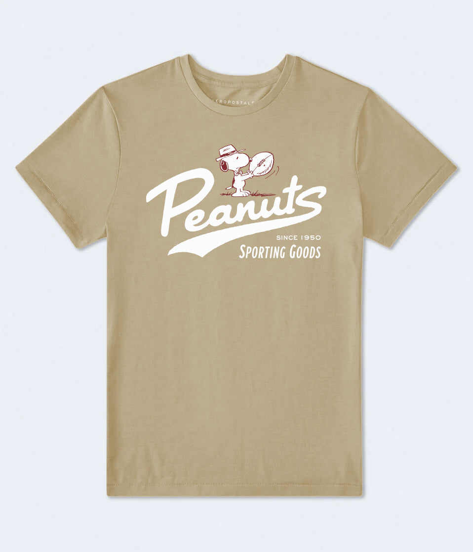 Camiseta para Hombre Graphic Novelty Nude Beige PEANUTS013