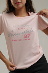 Camiseta Para Mujer Aero Graphic Level 2 Pink Sunset 5344
