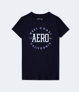 Camiseta Para Hombre Aero Level 1 Graphic Tees Dark Black 5602