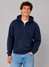 Buzo Para Hombre Aero Guys Full Zip Hoodies Cadet Navy 5018