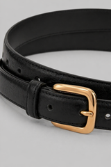 Correa Aero Girls Leather Belts Dark Black 4187