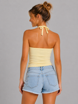 Top Para Mujer Aero Fashion Bare Solid Gold Tensel 1414