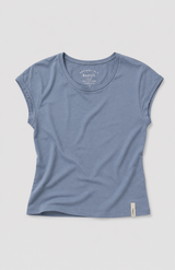 Top Para Mujer Aero Girls Fashion SS Suede Blue Slim 2436