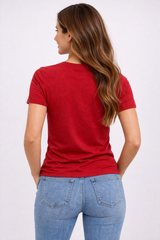 Camiseta para Mujer Aero Graphic Level 1 Poppy Red 3814