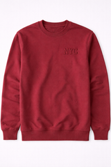 Buzo Para Hombre Aero Guys Popover Crew Neck Pomegranate 9192