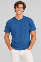 Camiseta Para Hombre Aero BC SS Knits Cadet Navy Fantasia 2166