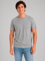 Camiseta Para Hombre Aero Guys SS Tees Light Heather Grey 4240