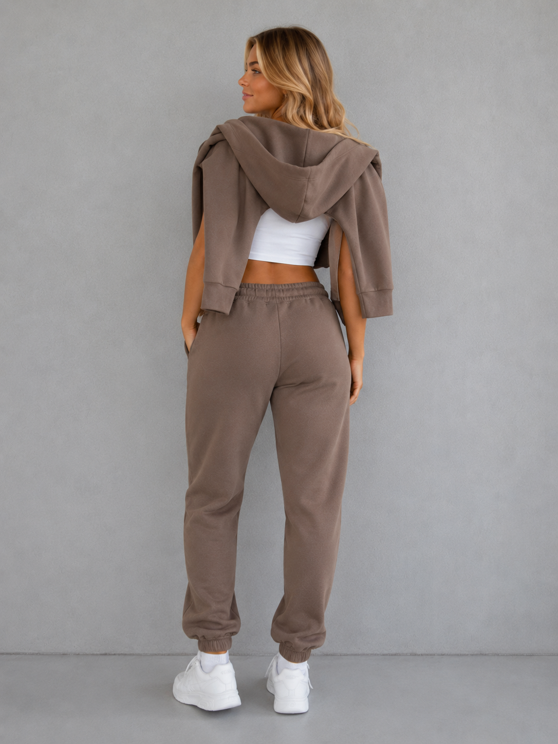 Jogger Para Mujer Aero Girls Knit Pants Hot Chocolate 3575