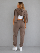 Jogger Para Mujer Aero Girls Knit Pants Hot Chocolate 3575