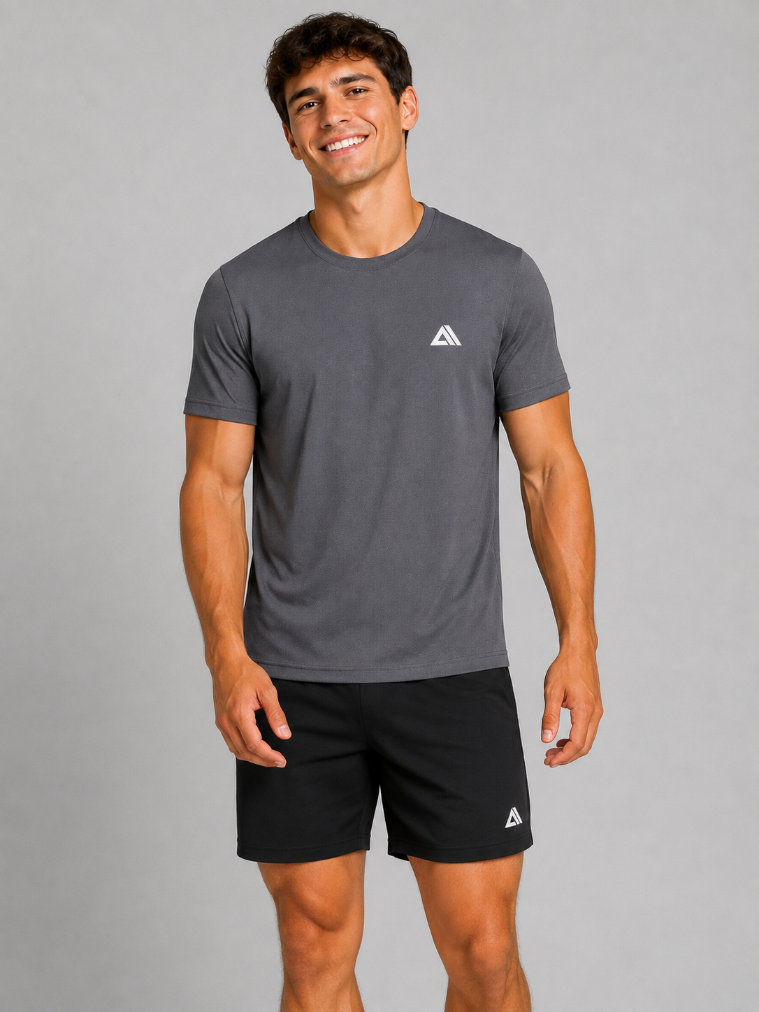 Camiseta Para Hombre Aero Guys SS Tees Smoked Pearl 1046
