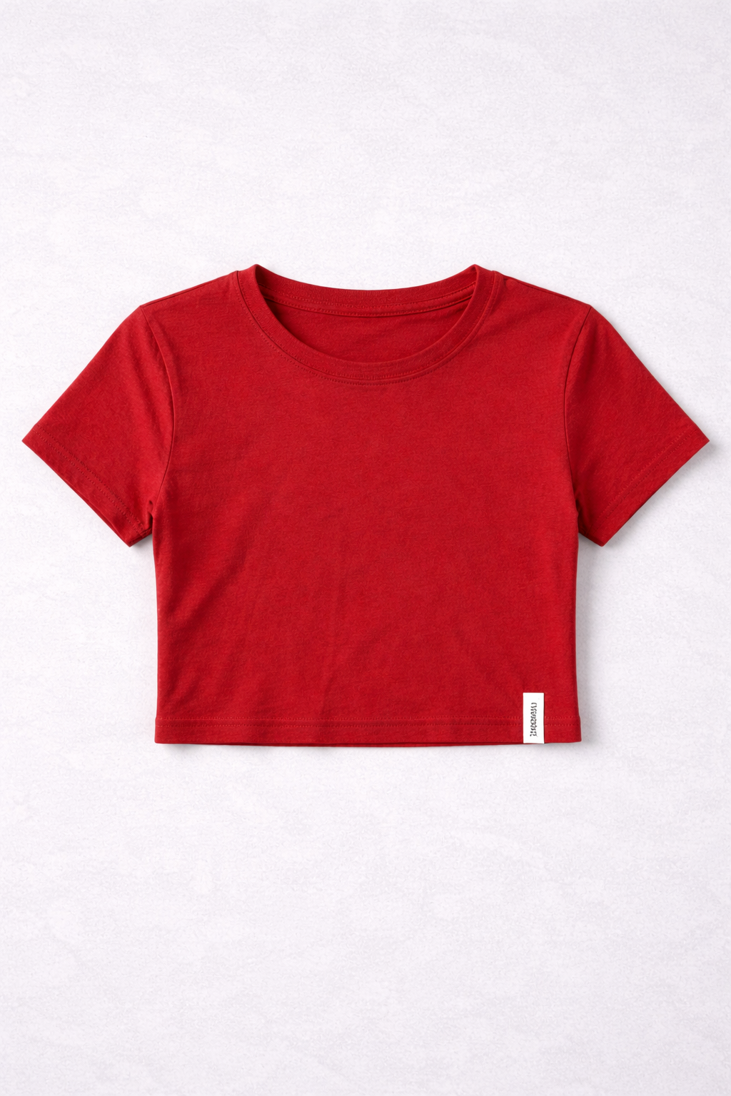 Camiseta para Mujer Aero Fashion Bare Solid Pomegranate Baby Tee 2232