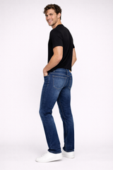 Jean Para Hombre Aero Guys Straight Led Dark Wash 3391