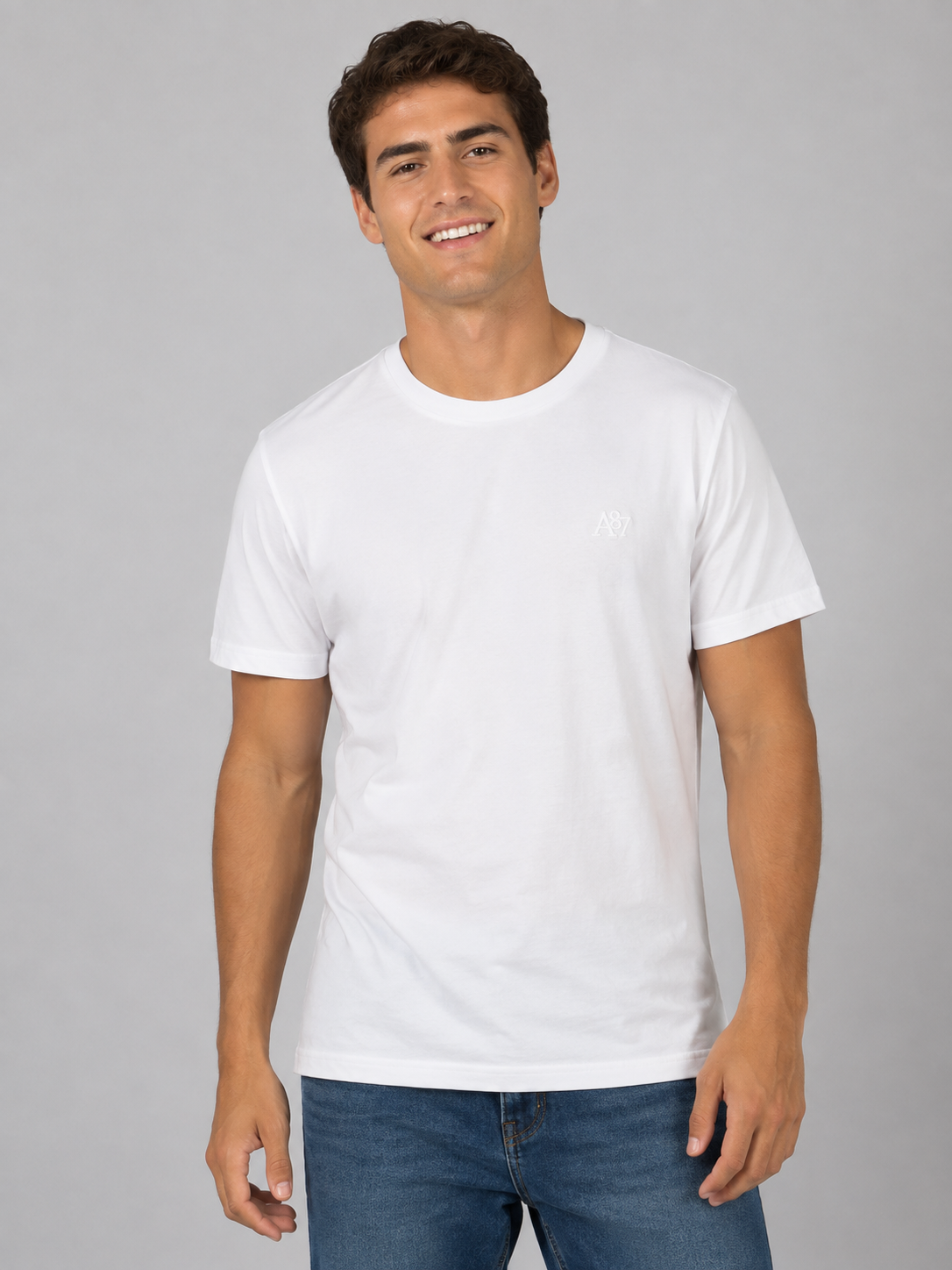 Camiseta Para Hombre Aero Guys SS Tees Bleach 4240