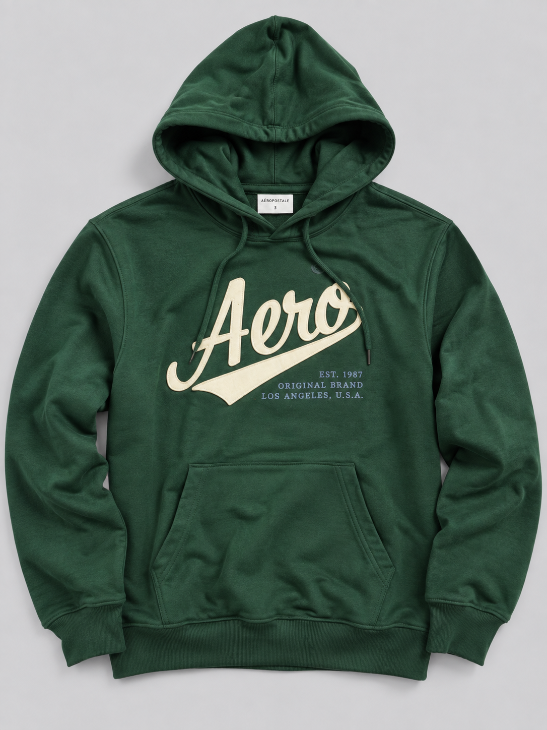 Buzo Para Hombre Aero Guys Popover Hoodies Green Gables 6092