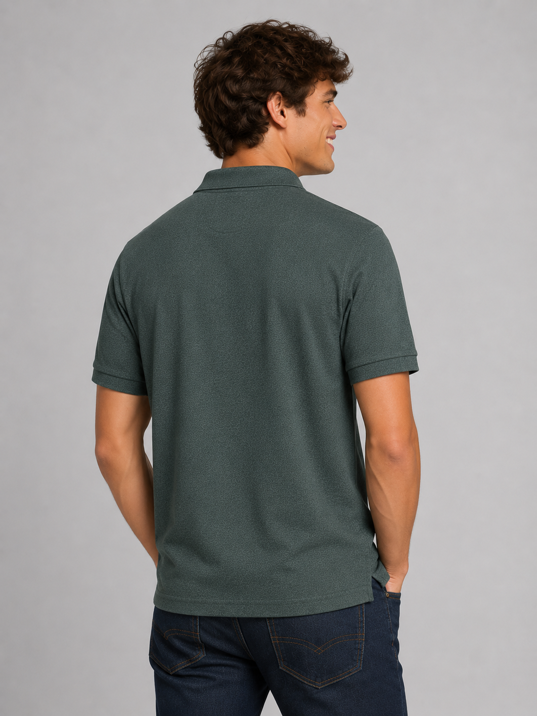 Camiseta Polo Aero Guys SS Solin Polo Green Gables 7907