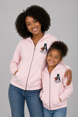 Buzo Para Mujer Aero Girls Fleece Zip Front Pink 1153