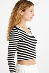 Top Para Mujer Aero Fashion Bare Graphic Bleach 8423