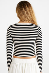 Top Para Mujer Aero Fashion Bare Graphic Bleach 8423