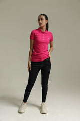 Polo Para Mujer Aero Solid Polo Wild Peony 4164