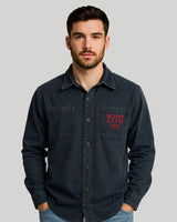 Camisa Para Hombre Aero Guys Track Jackets Dark Gull Grey RS062