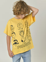 Camiseta de manga corta Kids Boys Fashion Graphics Maize PEANUTS0002