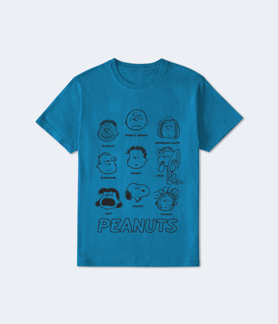 Camiseta de manga corta Kids Boys Fashion Graphics Dazzling PEANUTS0002