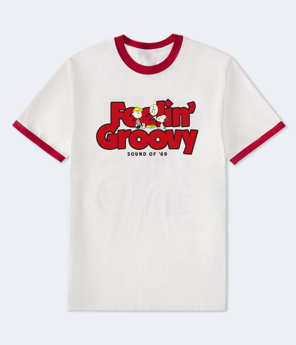 Camiseta Snoopy Para Hombre Bleach Peanuts 011